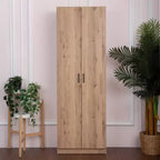 AndMakers Armadietto a 4 ripiani in legno autoportante, 61 cm L x 180 cm A x 30 cm P