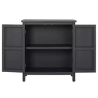 Captiva Designs Mobile Buffet con Ante, Stile Fattoria, con Intaglio Floreale, per Soggiorno