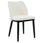 COZONY Dining Chairs Set of 2, Modern Upholstered Fabric Side Chairs with Padded Seat and Wood Legs, Accent Dining Room Chairs Kitchen & Living Room