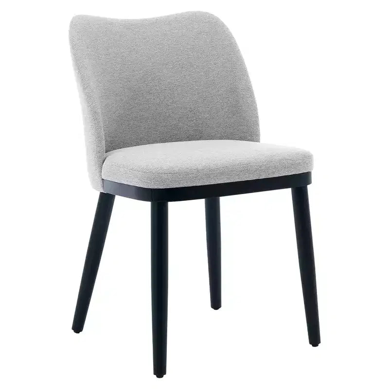 COZONY Sedie da pranzo set da 2, sedie laterali moderne imbottite in tessuto con seduta imbottita e gambe in legno, sedie da pranzo d'accento per cucina e soggiorno