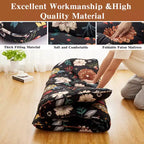 Materasso Futon giapponese per pavimento Twin Size, Tatami spesso 3 pollici, materasso pieghevole, materassino da pavimento in stile rustico per dormitorio, camera degli ospiti, campeggio