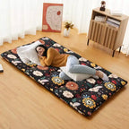 Materasso Futon giapponese per pavimento Twin Size, Tatami spesso 3 pollici, materasso pieghevole, materassino da pavimento in stile rustico per dormitorio, camera degli ospiti, campeggio