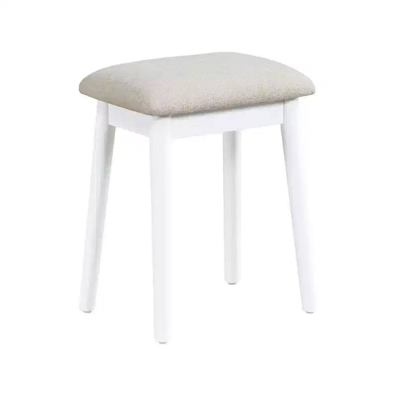 Okak Lussuoso Tavolo da Trucco con Bellissimo Specchio e Luci, Scrivania da Toilette con Cassetti e Sgabello, Set Tavolo da Trucco da Principessa per Camere da Letto
