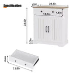 Credenza a buffet con cassetti, mobile contenitore moderno per caffetteria per cucina e sala da pranzo