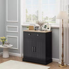 Credenza a buffet con cassetti, mobile contenitore moderno per caffetteria per cucina e sala da pranzo