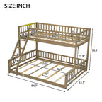 Letto a castello intero Okak in legno, letti a castello per bambini con scala e sponde di sicurezza, letti a castello gemelli per bambini, adolescenti