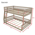 Letto a castello intero Okak in legno, letti a castello per bambini con scala e sponde di sicurezza, letti a castello gemelli per bambini, adolescenti