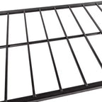 Letto a castello Okak Moedern Twin su Twin, Letti a castello per bambini con struttura in metallo e scala integrata, Letto a castello salvaspazio per camera da letto
