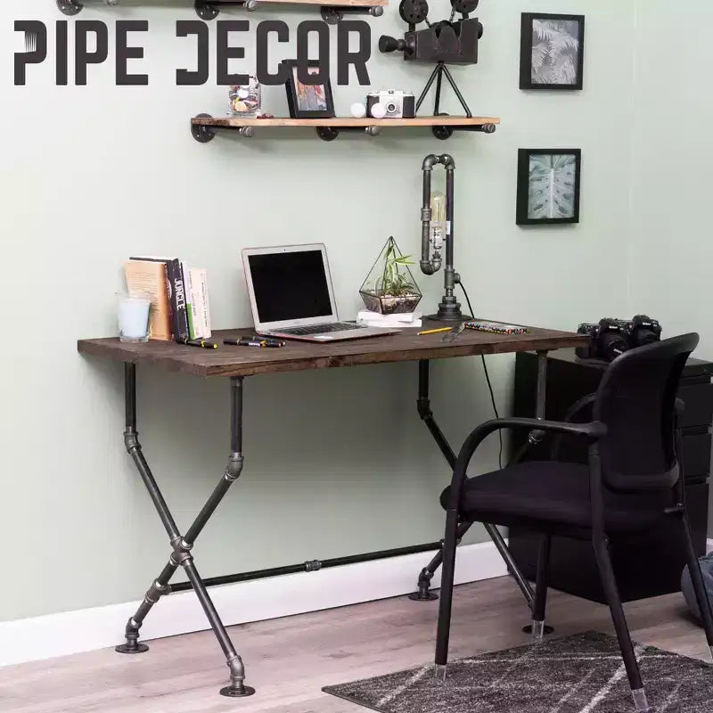 Scrivania a X di PIPE DECOR