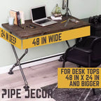 Scrivania a X di PIPE DECOR