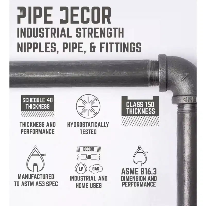 Scrivania a X di PIPE DECOR