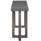 Okak 63IN Tavolo Consolle Minimalista con Gambe in Legno Massello, Elegante Tavolino da Ingresso con Piano Spesso, Tavolino da Corridoio per Soggiorno, Camera da Letto