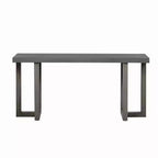 Okak 63IN Tavolo Consolle Minimalista con Gambe in Legno Massello, Elegante Tavolino da Ingresso con Piano Spesso, Tavolino da Corridoio per Soggiorno, Camera da Letto
