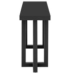 Okak 63IN Tavolo Consolle Minimalista con Gambe in Legno Massello, Elegante Tavolino da Ingresso con Piano Spesso, Tavolino da Corridoio per Soggiorno, Camera da Letto