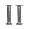 Pipe Decor 2 in. x 12 in. Round Flange Pipe Table Legs - 2 Pack