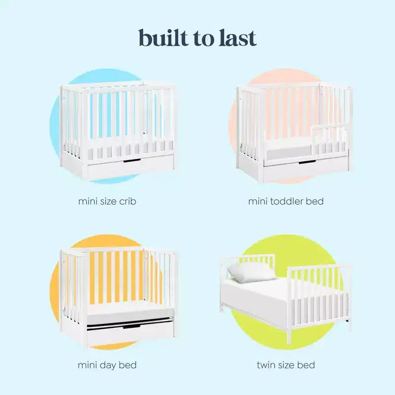 Culla trasformabile 4-in-1 Carter's by daVinci Colby con letto estraibile