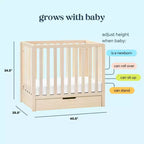 Culla trasformabile 4-in-1 Carter's by daVinci Colby con letto estraibile