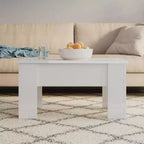 Coffee Table High gloss white Engineered wood Medium