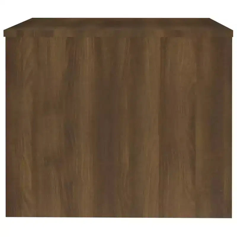 Tavolino da salotto rovere marrone in legno multistrato altezza standard regolabile