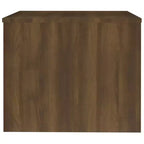 Tavolino da salotto rovere marrone in legno multistrato altezza standard regolabile