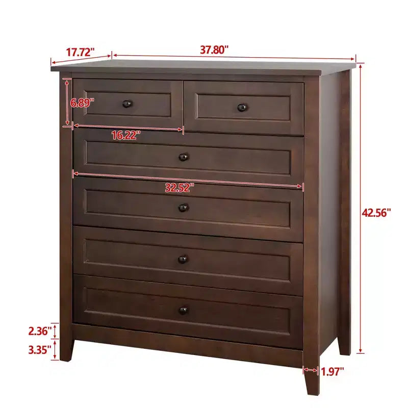 Cassettiera, Credenza - In legno massello verniciato a spruzzo con maniglie rotonde retrò, Tavolo console con capacità di 160 libbre per sala da pranzo/soggiorno