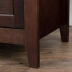 Cassettiera, Credenza - In legno massello verniciato a spruzzo con maniglie rotonde retrò, Tavolo console con capacità di 160 libbre per sala da pranzo/soggiorno