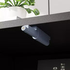 Famapy Mobile TV Geometrico Nero - Motivo per TV da 78 Pollici, Mobile Porta TV Moderno con Ante a Ribalta, Mobiletti Contenitori per il Tuo Soggiorno