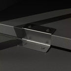 Famapy Mobile TV Geometrico Nero - Motivo per TV da 78 Pollici, Mobile Porta TV Moderno con Ante a Ribalta, Mobiletti Contenitori per il Tuo Soggiorno