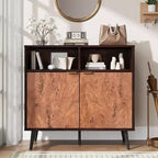 31.5 Mobile Buffet - Credenza con Cassetti, Scaffali e Ante, Angolo Caffè e Compatibile con Robot Aspirapolvere