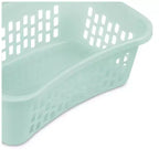 Cesto portabiancheria Sterilite HipHold, cesto per vestiti in plastica da 53 litri, menta, confezione da 6 pezzi