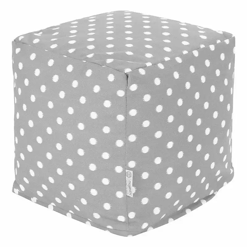Majestic Home Goods, Pouf a cubo Ikat Dot