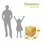 Majestic Home Goods,Pouf Cubo Corallo