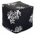 Majestic Home Goods,Pouf Cubo Corallo