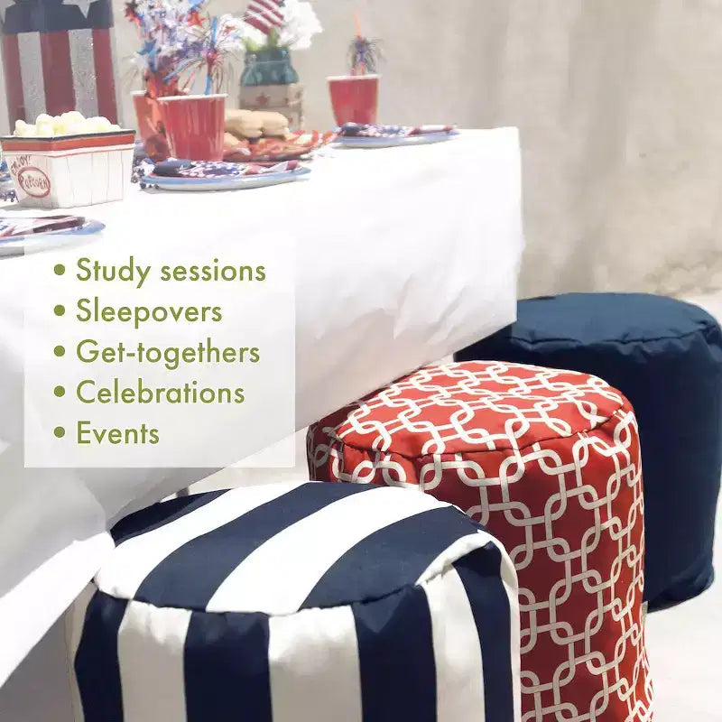Majestic Home Goods,Pouf Aruba