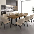 Okak 78IN Tavolo da Pranzo Moderno Allungabile per 8 Persone, Tavolo da Cucina con Piano Lungo e Ampio, Tavolo Pieghevole per Feste, Conferenze