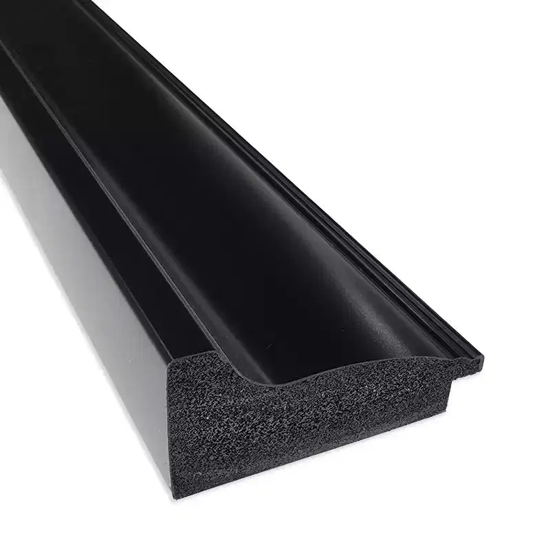 Specchio da parete per bagno Amanti Art Abbey nero senza cornice smussata
