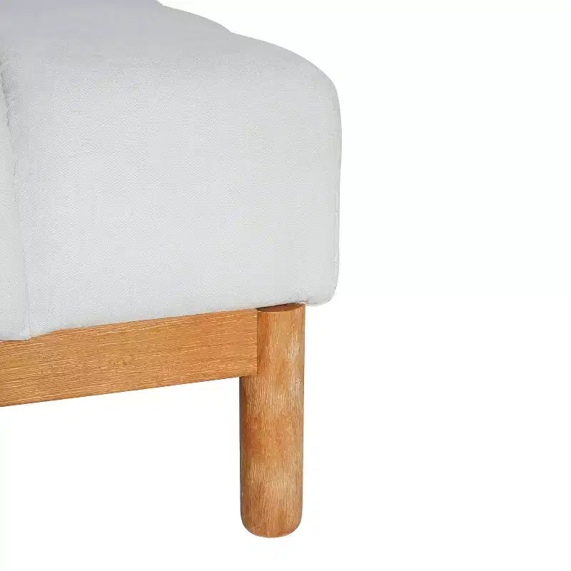 Poggiapiedi Tufted Quadrato in Stile Biscuit Allen Moderno Rivestito Christopher Knight Home