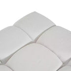 Poggiapiedi Tufted Quadrato in Stile Biscuit Allen Moderno Rivestito Christopher Knight Home