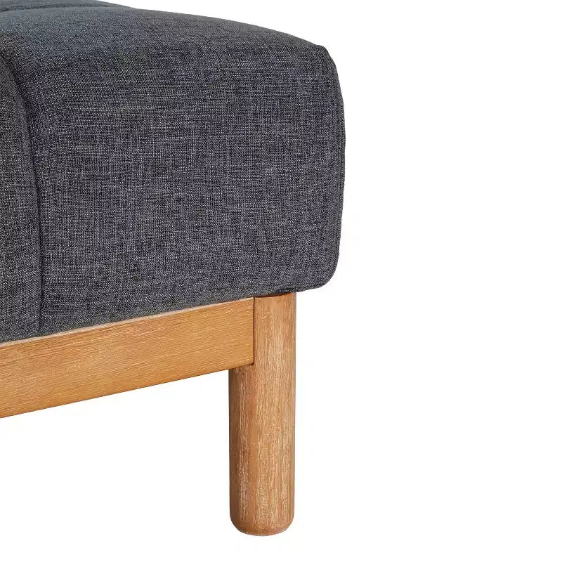 Poggiapiedi Tufted Quadrato in Stile Biscuit Allen Moderno Rivestito Christopher Knight Home
