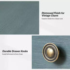 Esther 26 Tavolino Laterale Alto con Prese di Ricarica Integrate Set da 2|ARTFUL LIVING DESIGNS