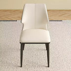 Set di 2 sedie da pranzo imbottite senza braccioli sedie d'accento - Modernluxe
