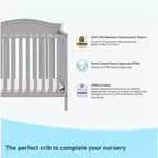 Culla convertibile 4-in-1 Graco Stella con materasso
