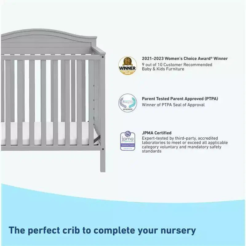 Culla convertibile 4-in-1 Graco Stella con materasso