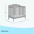 Culla convertibile 4-in-1 Graco Stella con materasso
