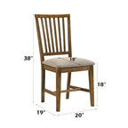 GDFStudio Sandra Set da Pranzo Moderno 5 Pezzi in Legno Effetto Invecchiato con 4 Sedie Imbottite