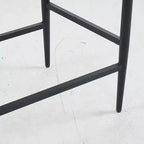 GDFStudio Talia Sgabelli da Bar Moderni Rivestiti in Bouclé con Schienale Curvo (Set da 2)