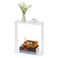 Modern Acrylic Console Table  Transparent Narrow Side Table (for Living Room/Dining Room/Entryway)