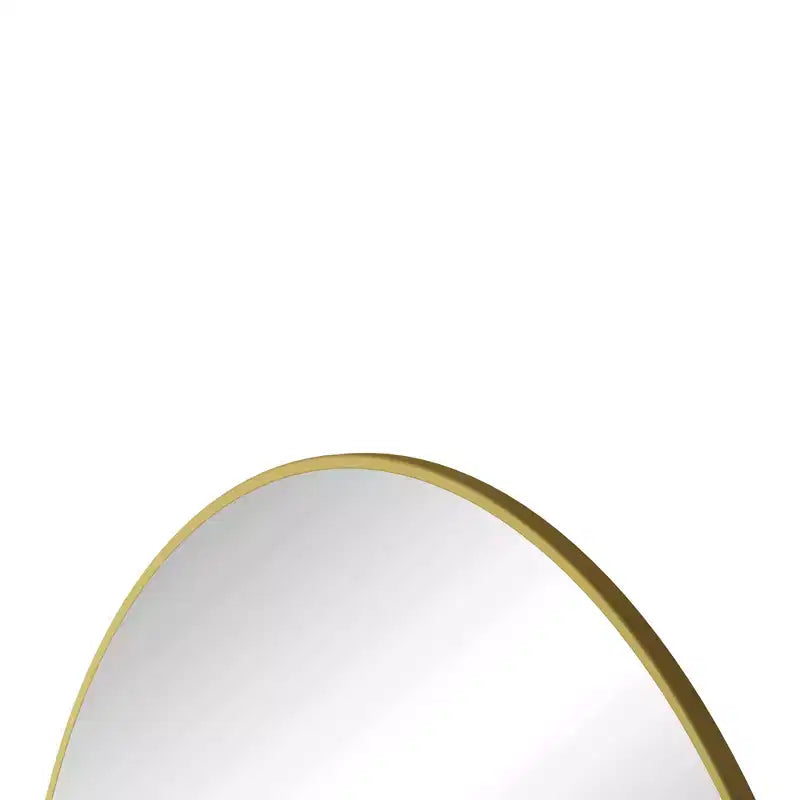 Okak Specchio Moderno Rotondo con Cornice in Metallo da 36/39/42/48 Pollici, Specchio da Bagno Antiappannamento, Specchio da Parete per Bagno, Soggiorno, Camera da Letto