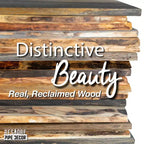 RESTORE Mensola in legno da 91 cm con bordo vivo (solo legno) di Pipe Decor