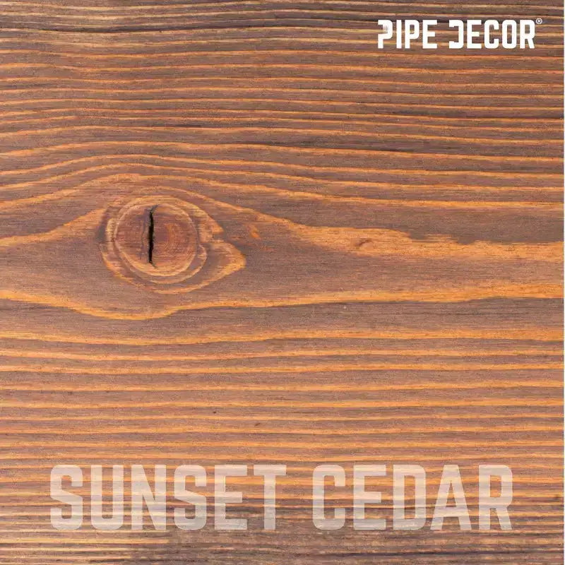 RESTORE Mensola in Legno di Cedro Sunset da 36 pollici (Solo Legno) di Pipe Decor